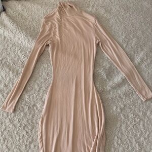 Windsor Long Sleeve Blush Dress